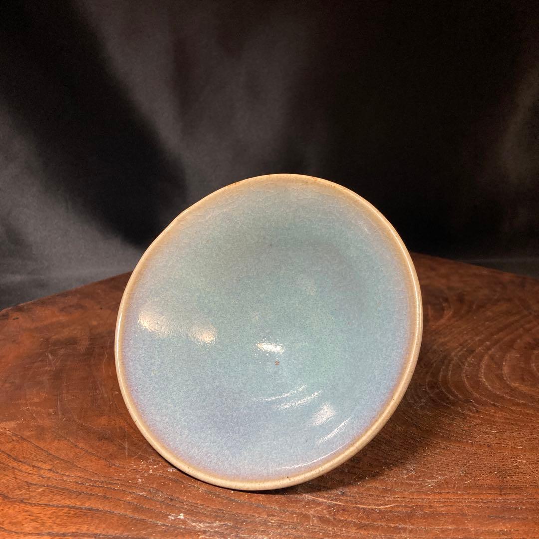 新春赤札セール❗️【ギャラリー三益】古美術　宋代　鈞窯紫紅釉茶碗