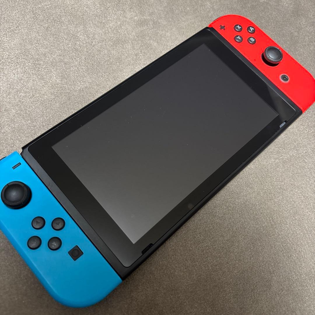 ※動作確認済み　Nintendo Switch 本体 青/赤 Joy-Con付き