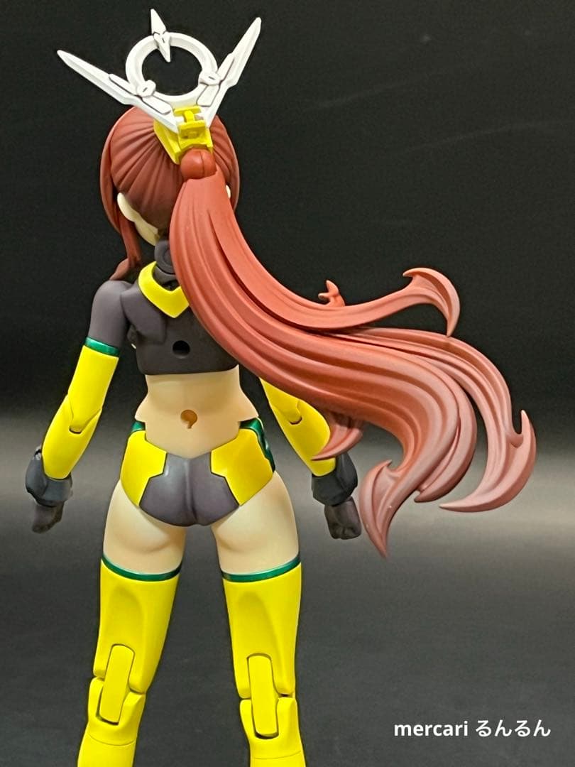 メガミデバイス　皇巫アマテラス日蝕　アメノウズメ 陽光カラー 塗装完成品