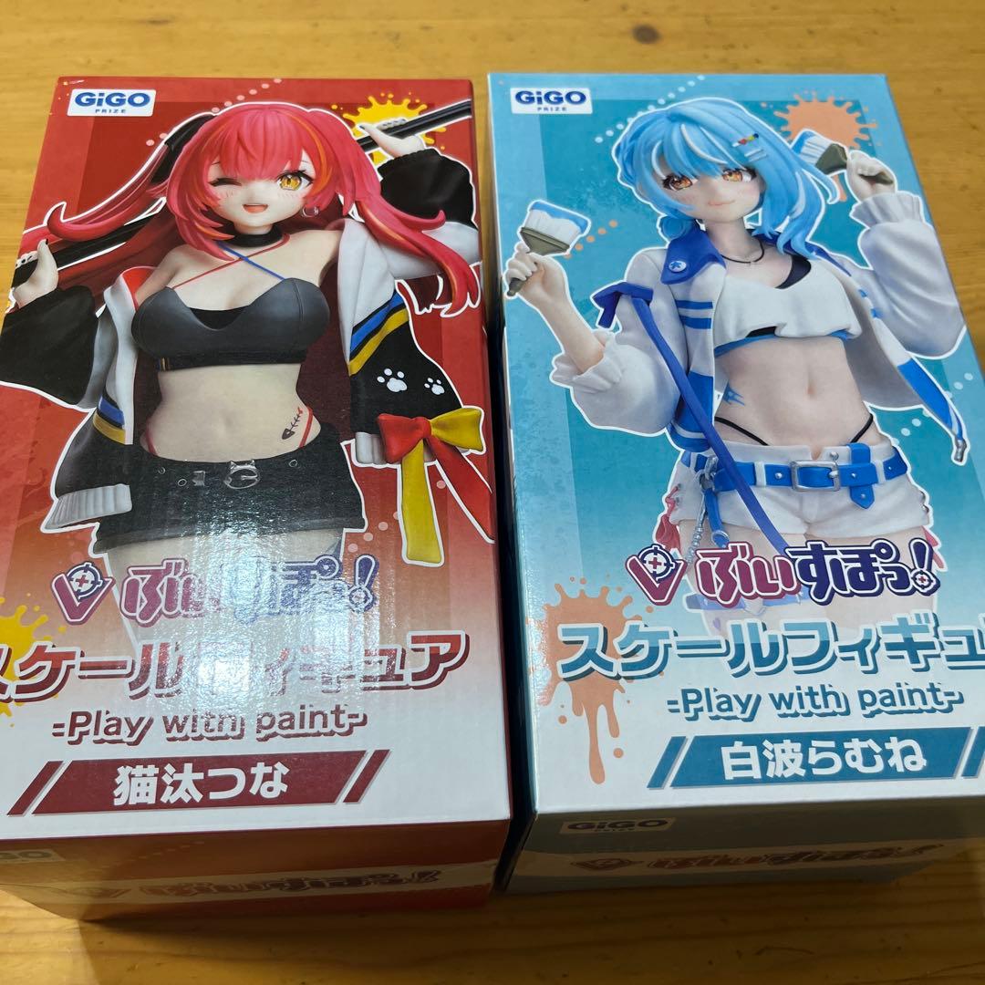 GiGO限定 ぶいすぽっ！ スケールフィギュア 猫汰つな 白波らむね 2種
