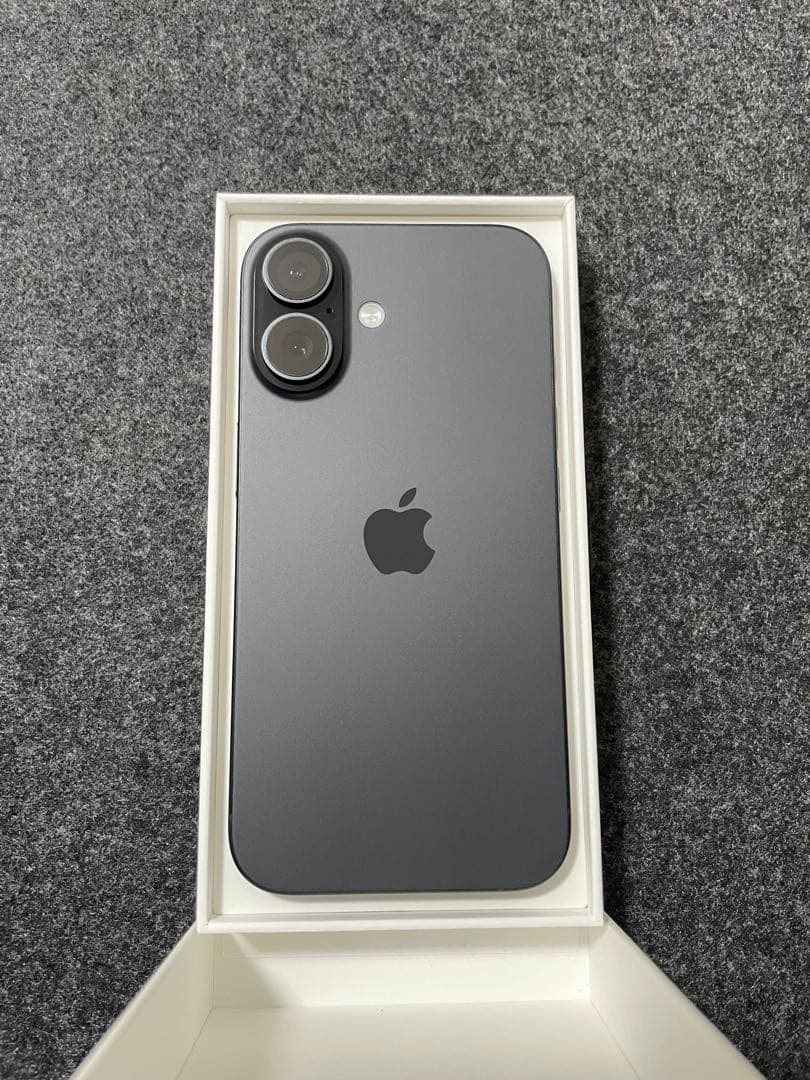 Apple iPhone16 ウルトラマリン 128GB バッテリー100% ムスビー