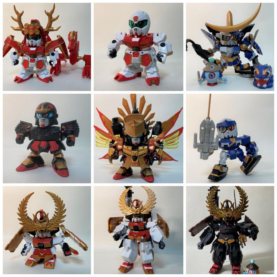 SDガンダムBB戦士 複数体セット㉔5体【ジャンク・以前に買って遊んで