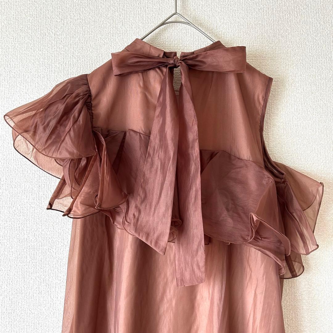 新品✨ドリードール パーティードレス アシンメトリーフリル バルーン