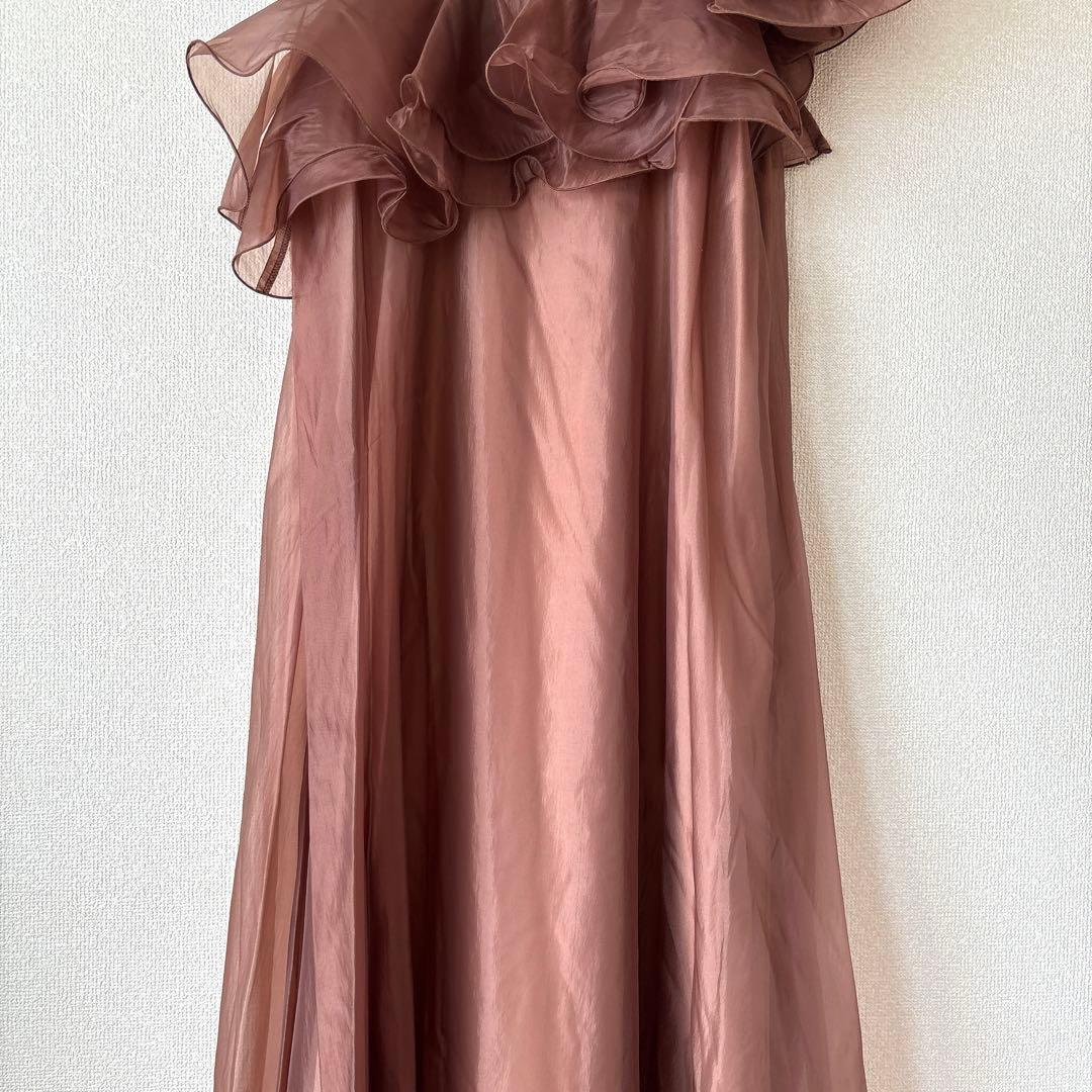 新品✨ドリードール パーティードレス アシンメトリーフリル バルーン M 結婚式