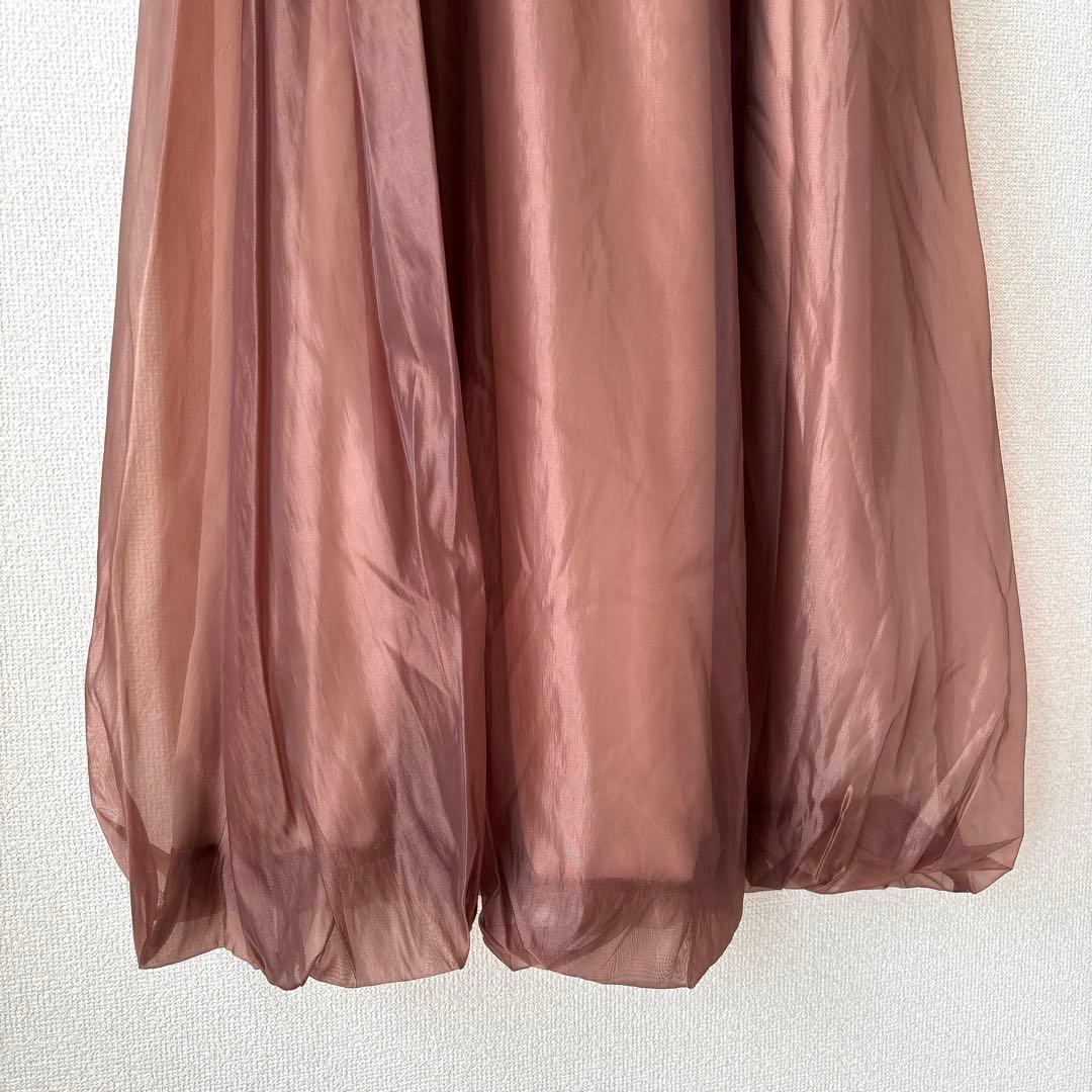 新品✨ドリードール パーティードレス アシンメトリーフリル バルーン M 結婚式