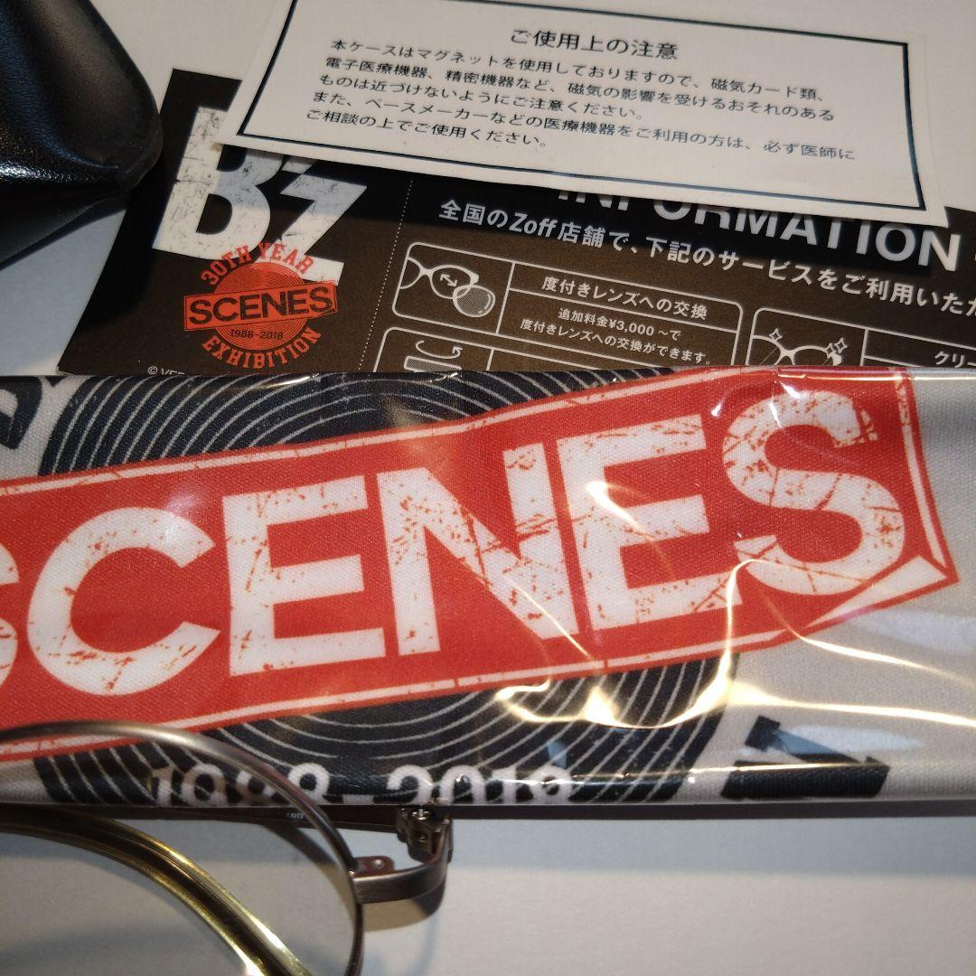 B'z SCENES シルバーラウンドメガネ 稲葉浩志 モデル Zoff コラボ B'z