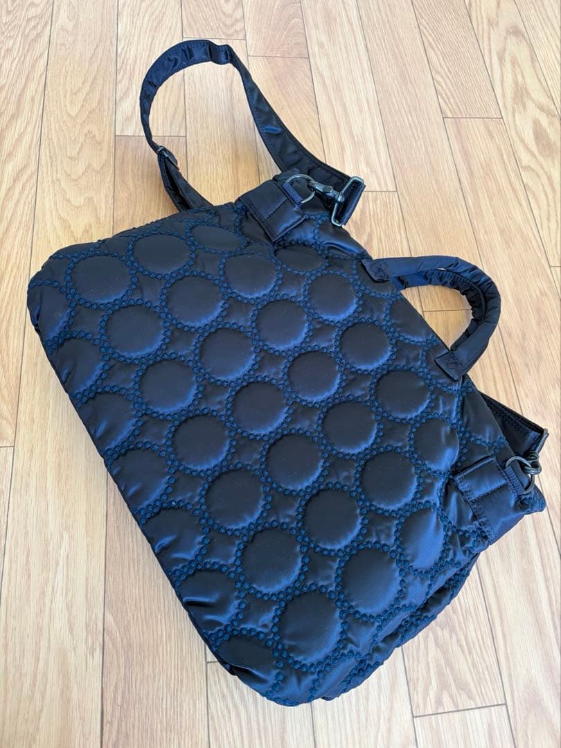 ミナペルホネンポーター ショルダーバッグ 紺色