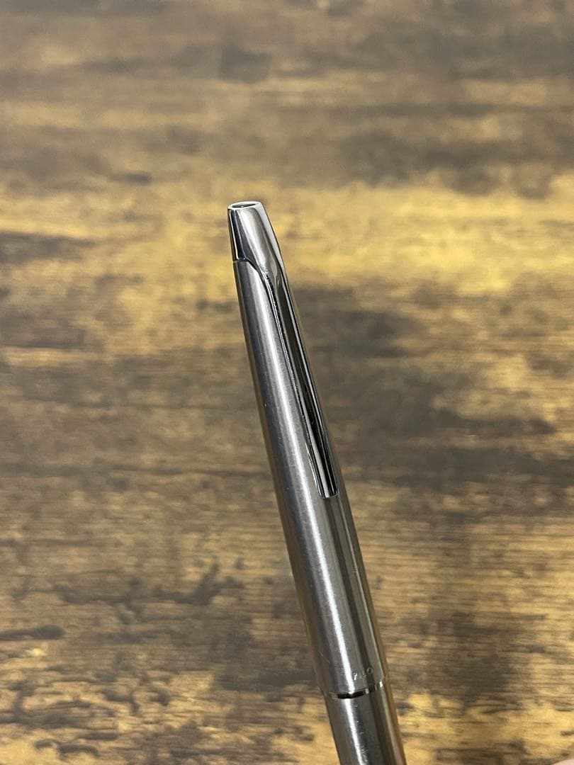 試筆のみ 1972年製 ペン先軸一体型 中細字 ミュー 万年筆 備品付き