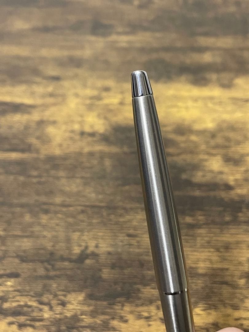 試筆のみ　1972年製　ペン先軸一体型　中細字　ミュー　万年筆　備品付き