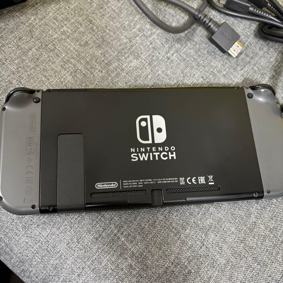 Nintendo Switch グレー 本体　microSDカード付き