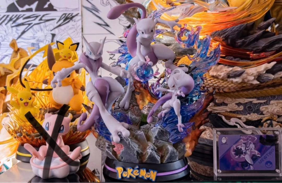 限定絶版ミュウツーガレージキットスタチュー1/6サイズシリアル付