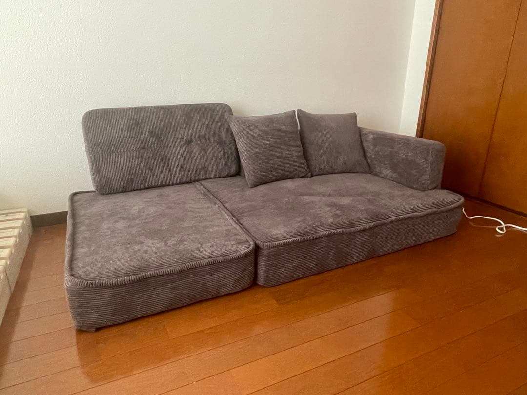 美品 コーデュロイ　カウチソファ