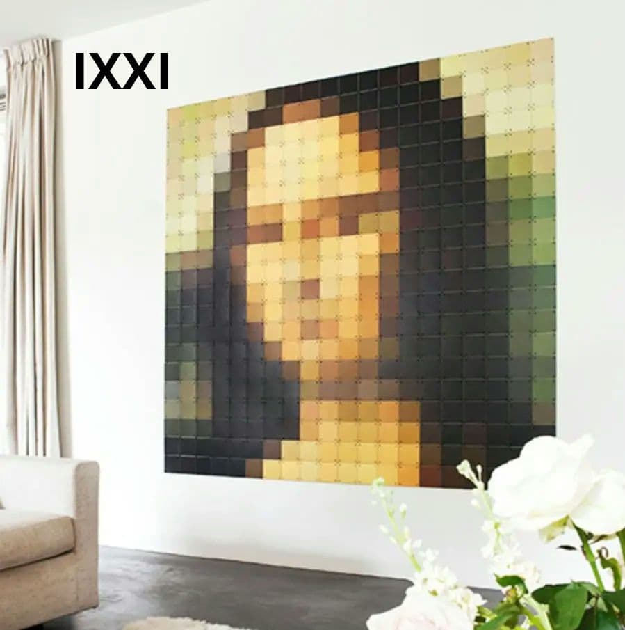 【IXXI】ウォールピクチャー ピクセル モナリザ 200×200cm IXXI】ウォールピクチャー ピクセル モナリザ 200×200cm