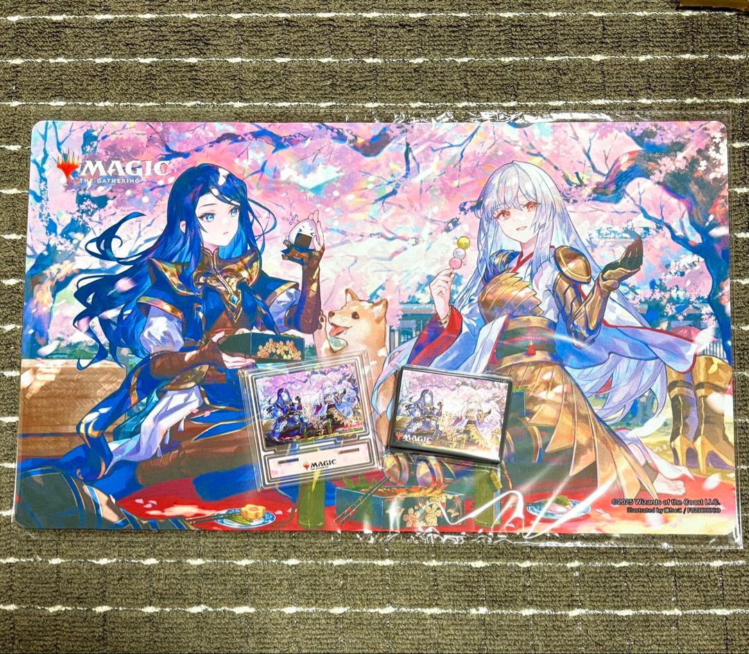 放浪皇のお花見 プレイマット＋アクスタセット 集合絵【即日発送】