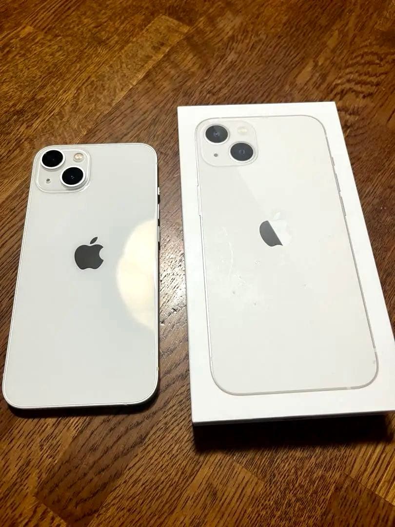 iPhone 13 ホワイト 箱付き SIMフリー 128GB 美品