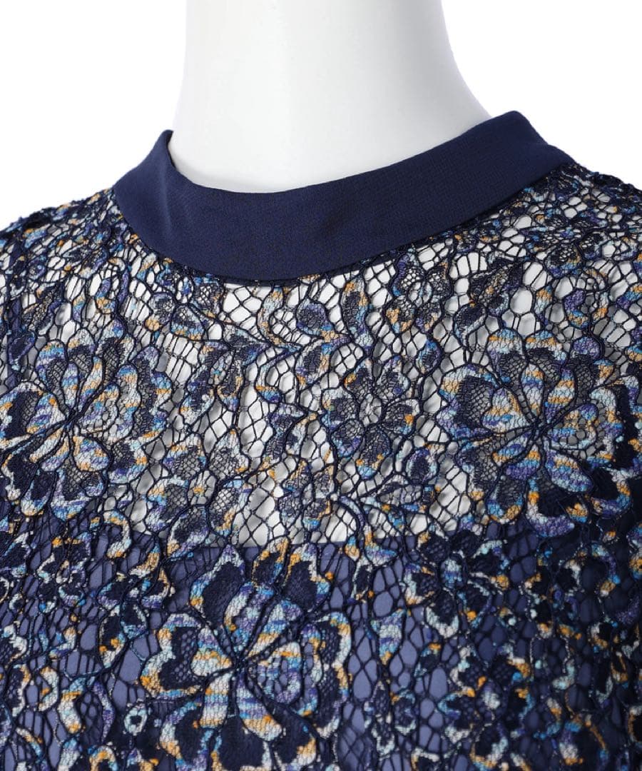 Mystrada マーメイドドレス パーティードレス ネイビー 38