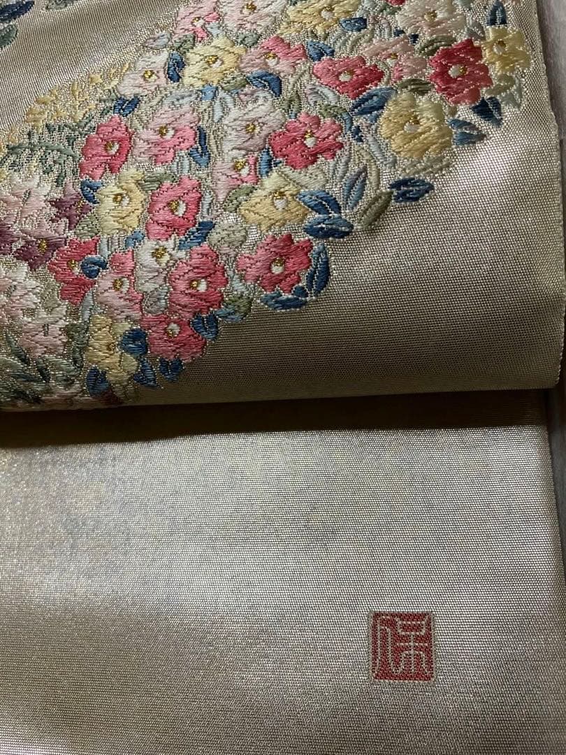 こはるびより名門となみ織物袋帯　新品未使用