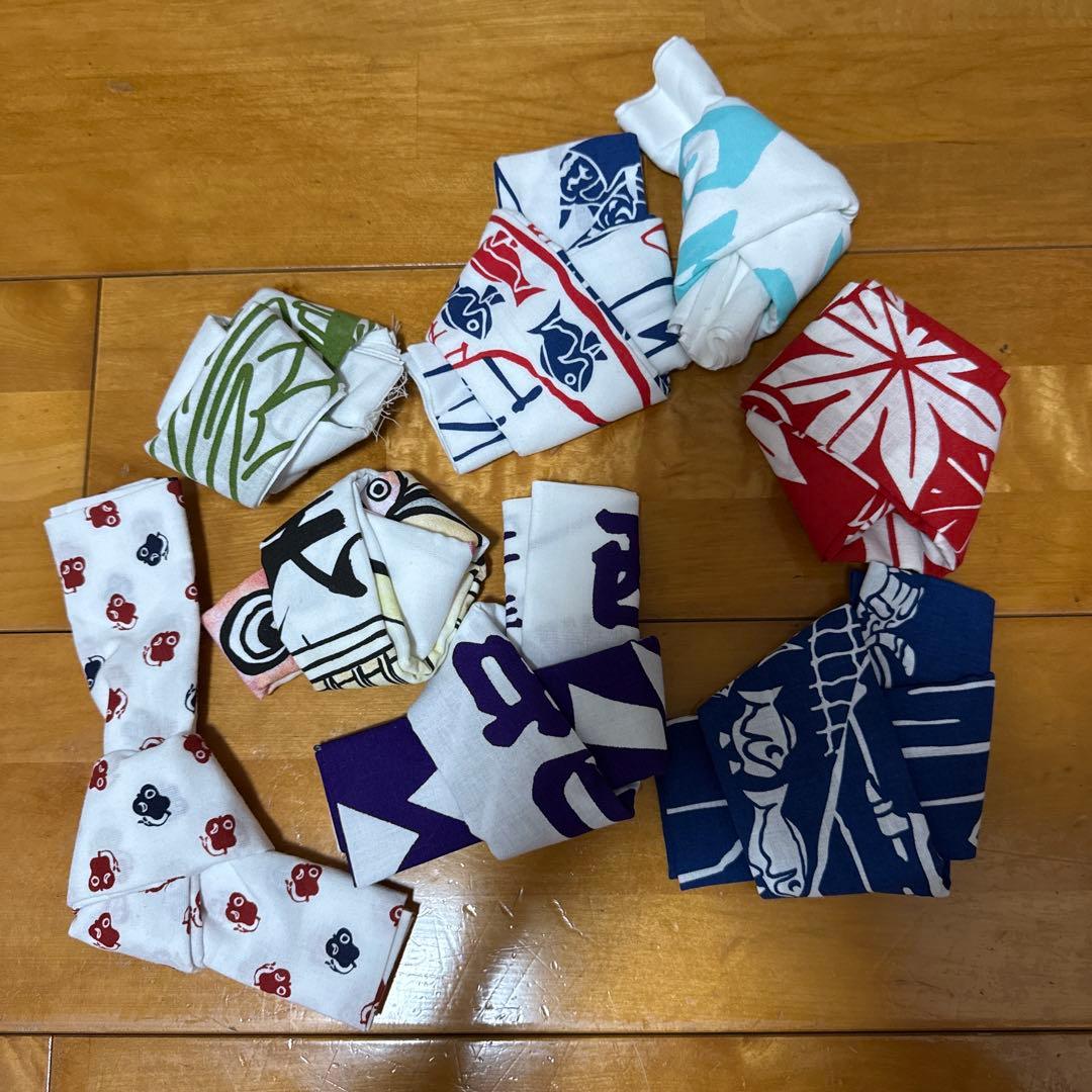 FOXEY フォクシー ハンドタオル 7枚セット ロゴ刺繍 コットン ギフト