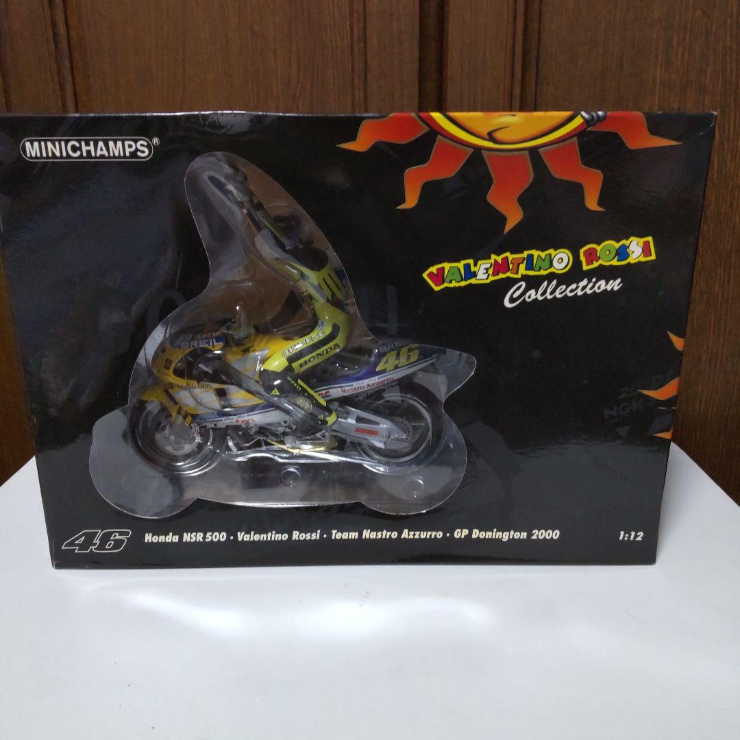 ミニチャンプス 1/12 ホンダ NSR500 ロッシ 2000 フィギュア付
