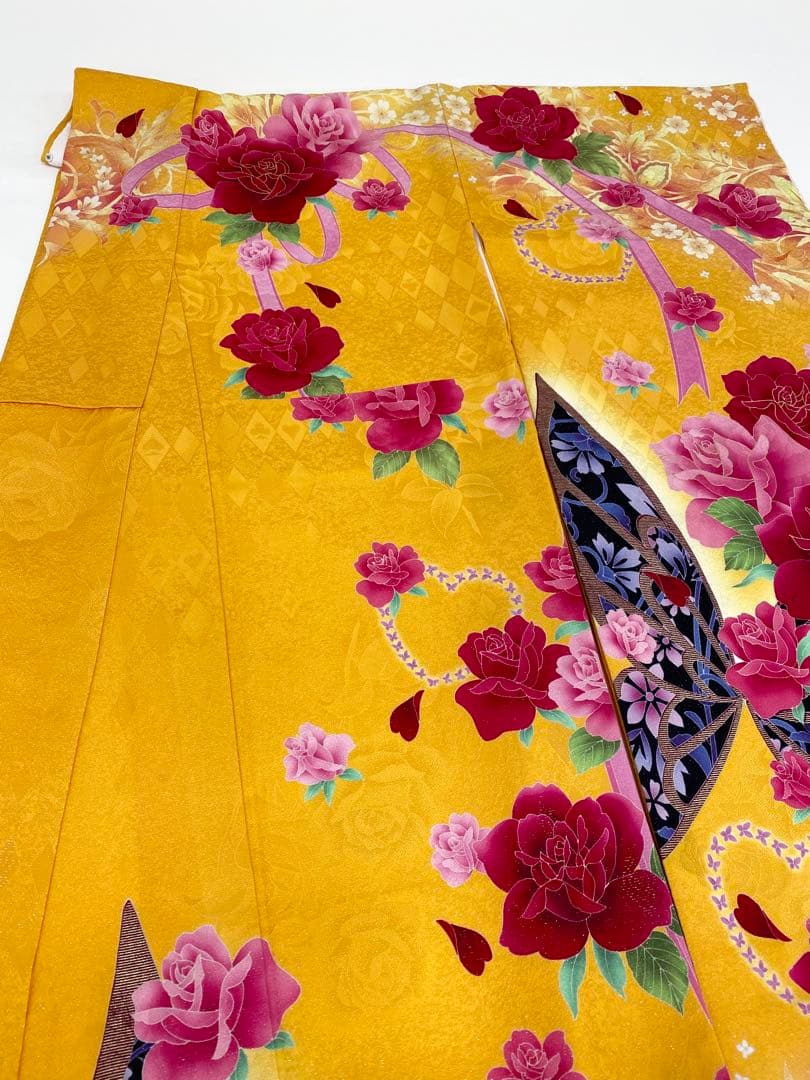 振袖 豪華 銀通し ラメ刺繍 金彩 紋意匠 身丈167cm