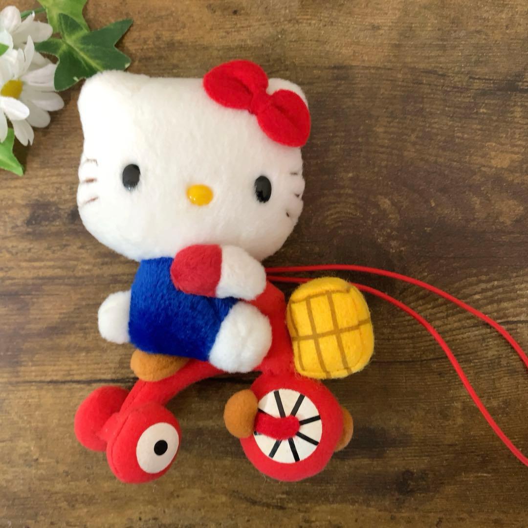 ☆希少☆ハローキティ vivitix マスコット カーテンタッセル 三輪車