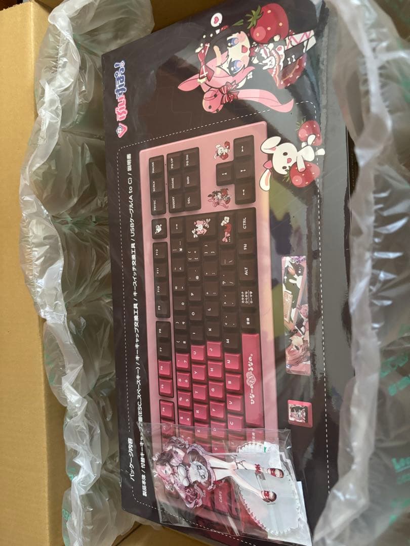 ぶいすぽ　VSPO! GEAR ゲーミングキーボード 橘ひなのEdition