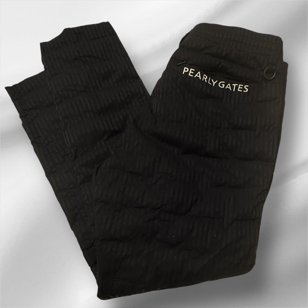 【超美品】PEARYGATES 中綿ダウンパンツ レディースネイビー　サイズ2