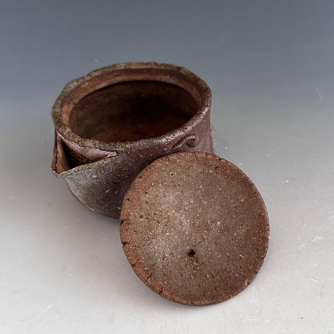 煎茶道具 備前焼 宝瓶 森宝山 陶芸 急須 骨董 アンティーク 煎茶器