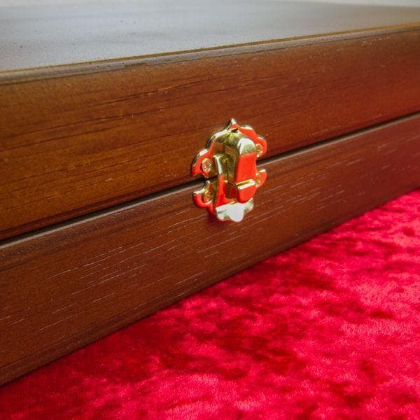 S&W M19 M66(6inc) ラバーグリップ用 木製高級化粧箱　※一点物※