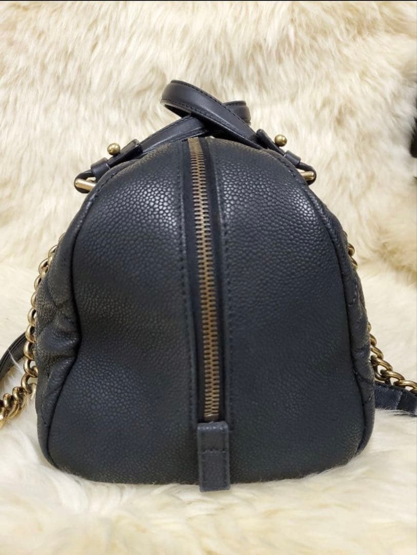 CHANEL キャビアスキン　2wayショルダーバッグ