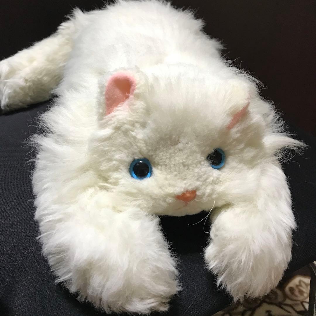 ぬいぐるみ　猫　ねこ　ペルシャ猫　レトロ❣️