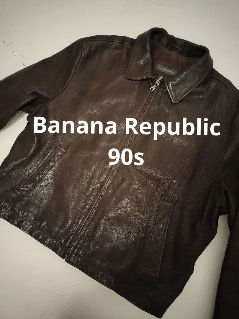 Banana Republic 90s レザージャケット