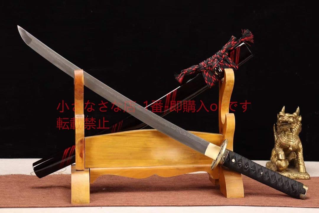 20寸模様鋼ペンキ鞘侍短刀双龍戯珠 古兵器 武具 刀装具 日本刀 模造刀 居合刀