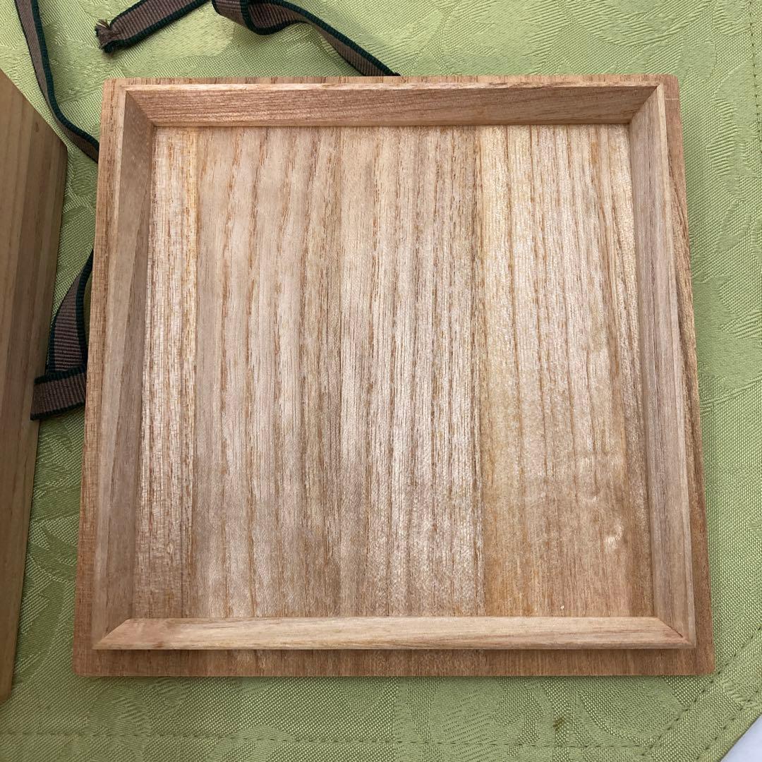 茶道具 色変り 四滴茶入れ 山口錠鉄(造)二代 共箱 共布