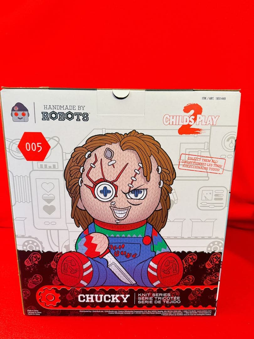 チャイルドプレイ チャッキー Robots ニット風 特大 フィギュア 海外限定