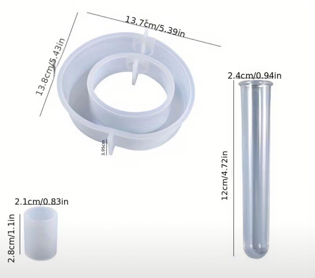 ジェスモナイト AC100 シリコンモールド　着色剤セット