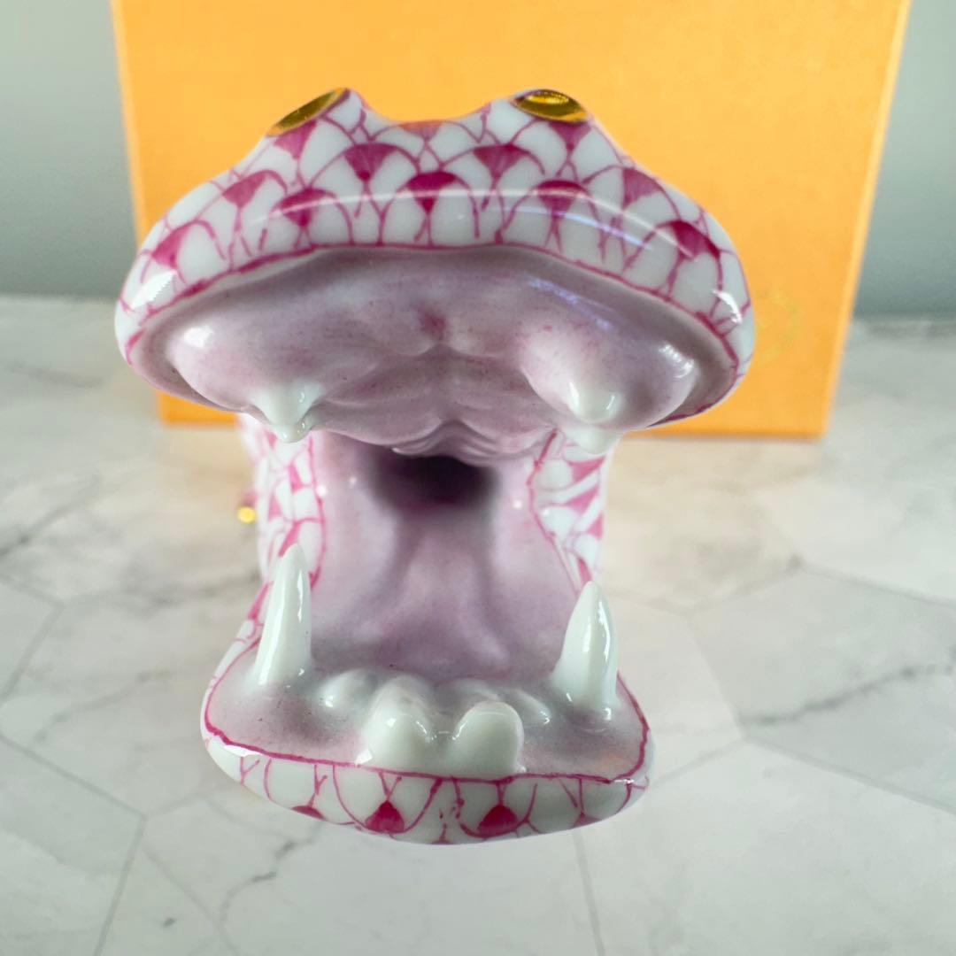 DA1292 ヘレンド herend カバ 置物 陶器