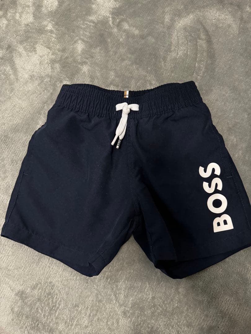 海外限定品】 BOSS ボス スイム ショーツ 水着 L LL ホワイト 白 HUGO