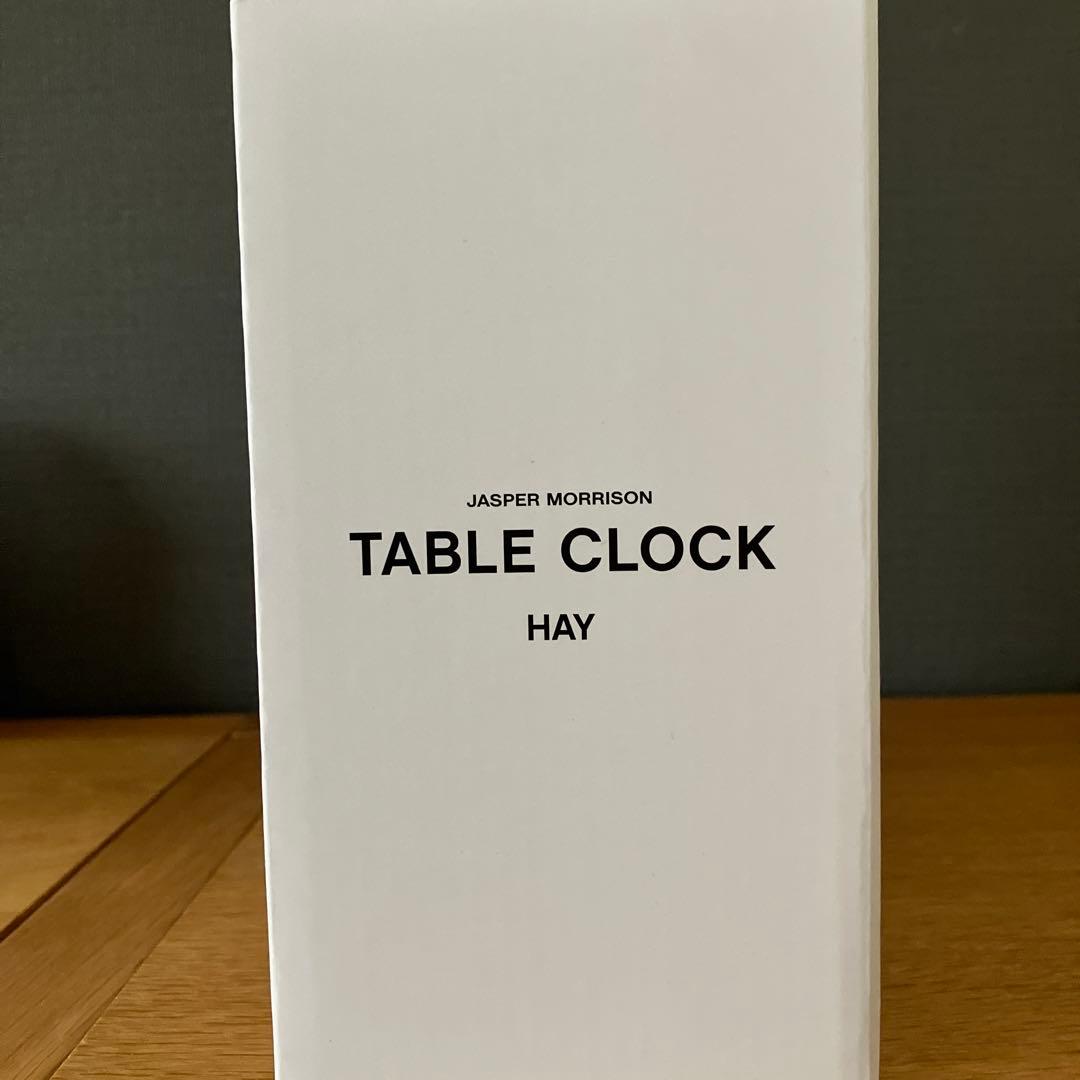 ☆ふくろう様専用☆HAY TABLE CLOCK ホワイト 置き時計、壁掛け時計