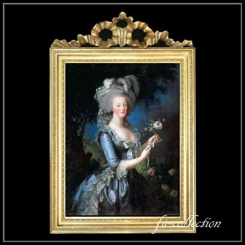 ロココ調　アンティークゴールドフレーム　マリーアントワネット　額絵　103 ロココ調 マリーアントワネット額絵103 アンティークゴールド