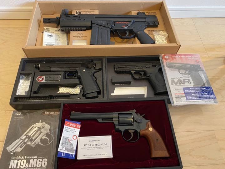 東京マルイ 電動ガンG3SAS ガスブロハイキャパ5.1 m&p9 M19リボ