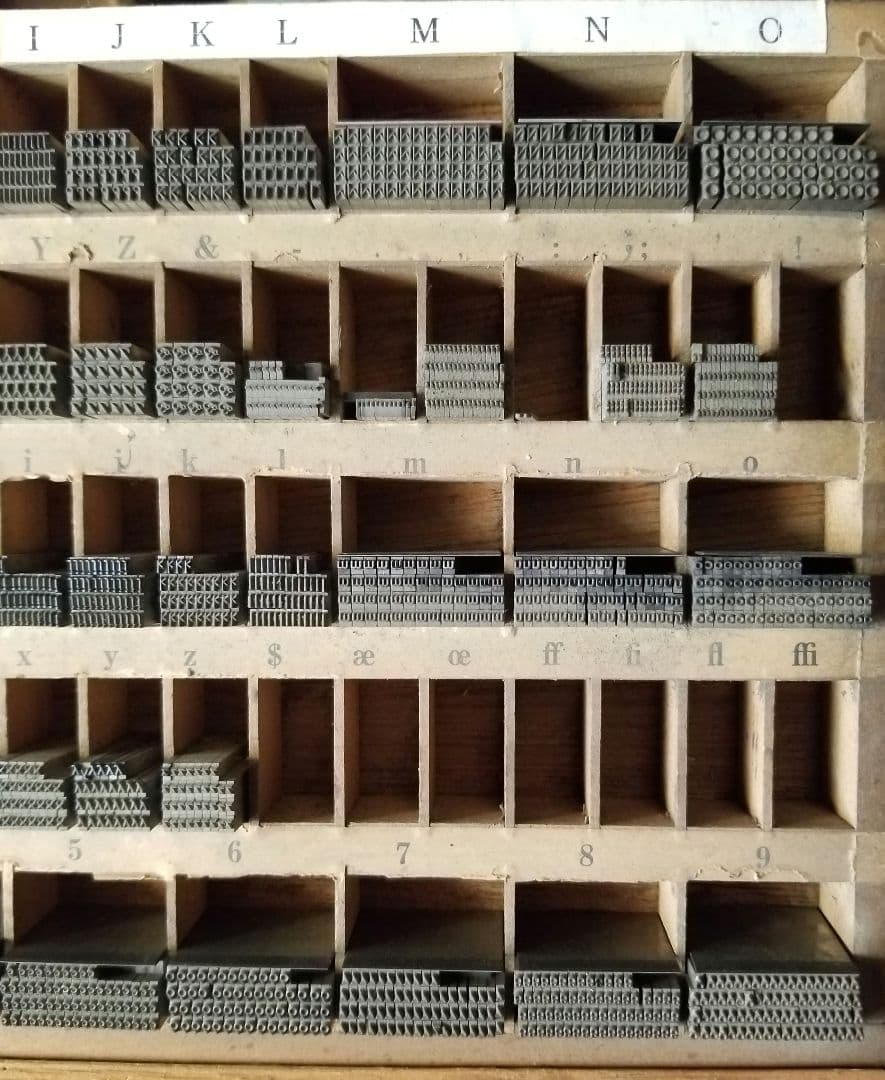 セール【6号】フツラライト 活字 英字 アルファベット 数字 記号