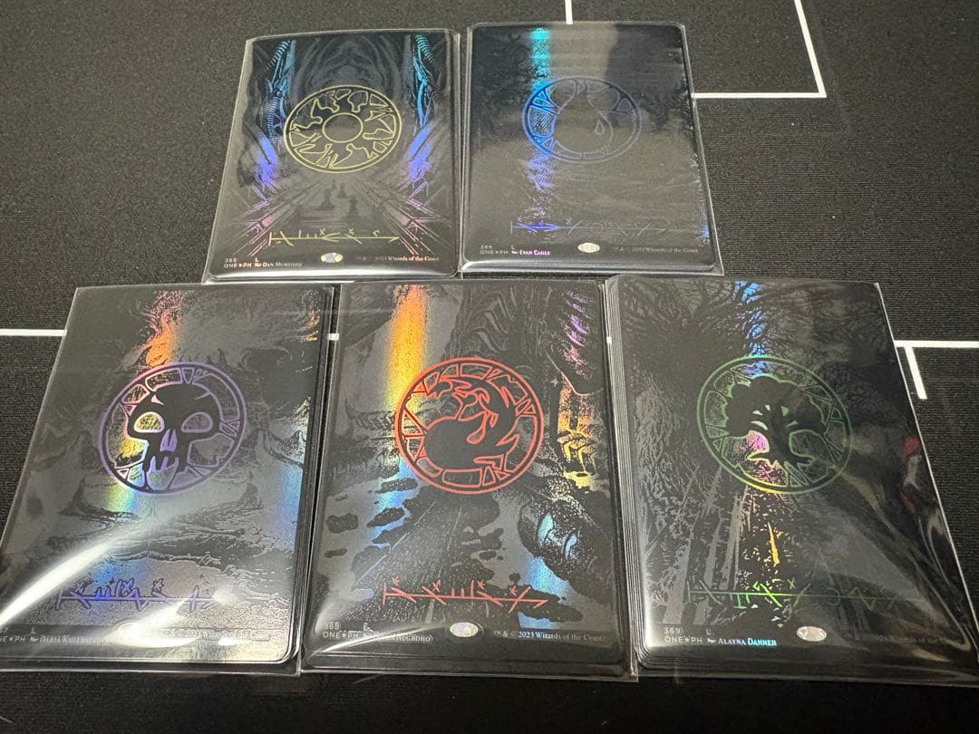 MTG 基本土地 オイルスリック 30枚セット