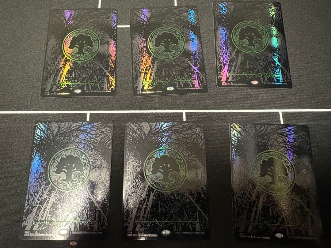 MTG 基本土地 オイルスリック 30枚セット