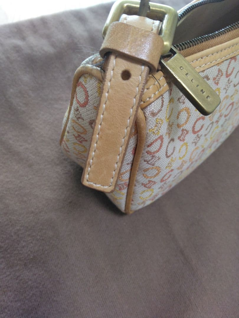 CELINE cマカダム　アクセサリーポーチ