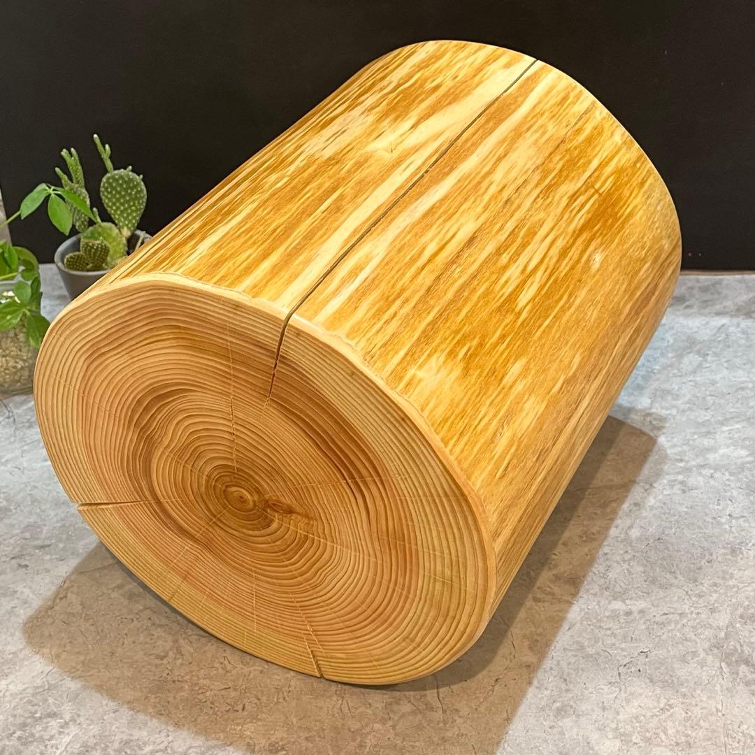 788 切り株　丸太　輪切り　スツール　丸太椅子　チェア　オブジェ　インテリア