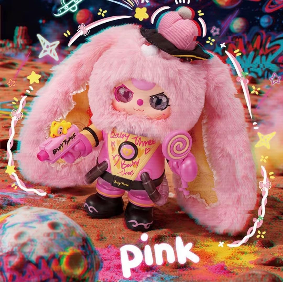 baby three alice rabbit 400% ピンク　アリス