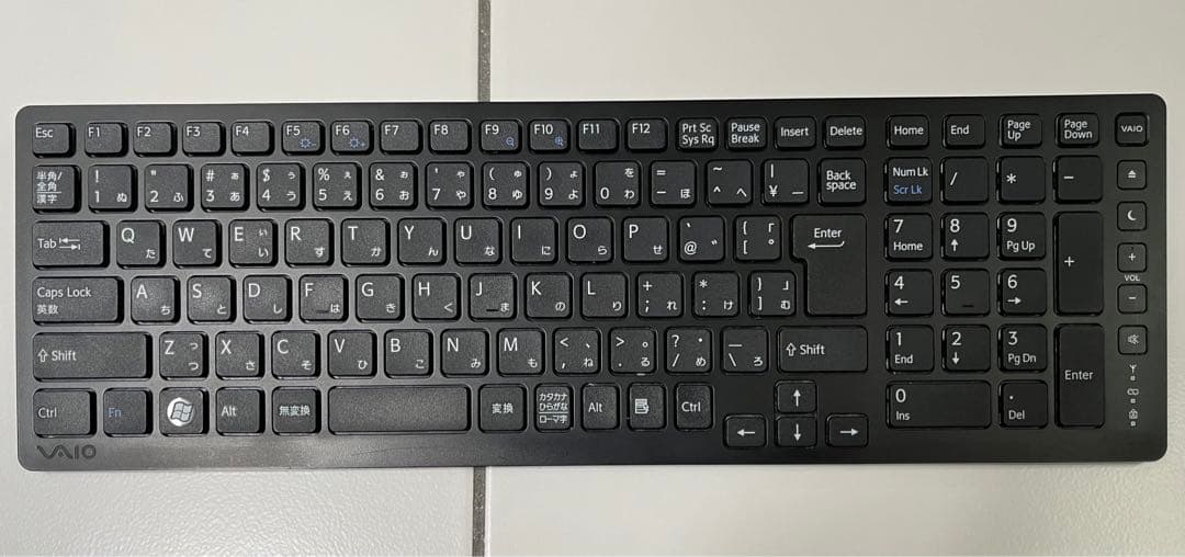 VAIO純正ワイヤレスキーボードとマウス＋専用USB付属 - メルカリ