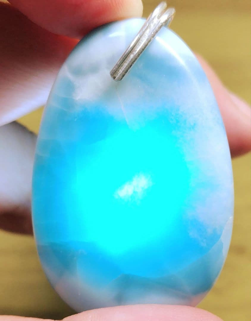 Timmy様専用 赤売❣️ ラリマー ペンダントトップ【ドミニカ共和国産】