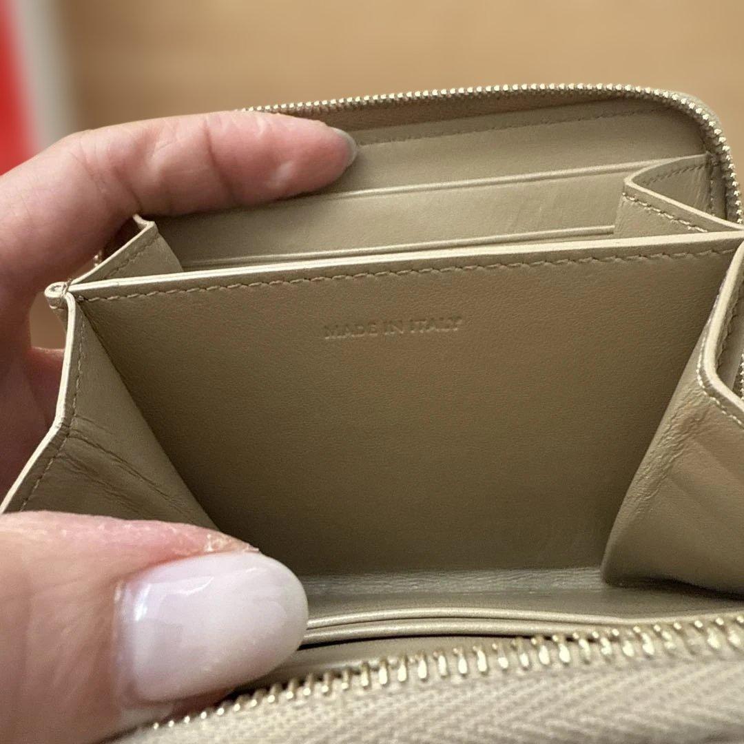 CELINE ゴールド スモールジップウォレット